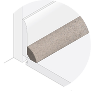 Powerhold LVT Verity 2.5mm Quarter Round 296 - Pumice