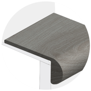 Powerhold LVT Natchez Stair Nose 298 - Oyster