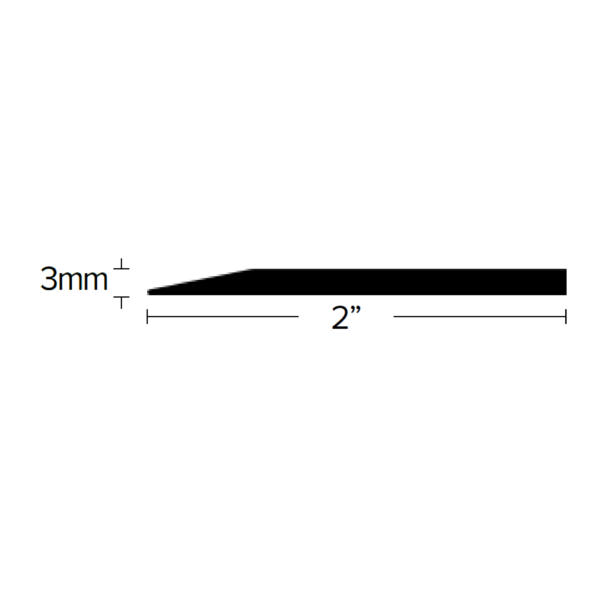 LVT 115 - 13/64" (5MM) LVT Reducer Diagram